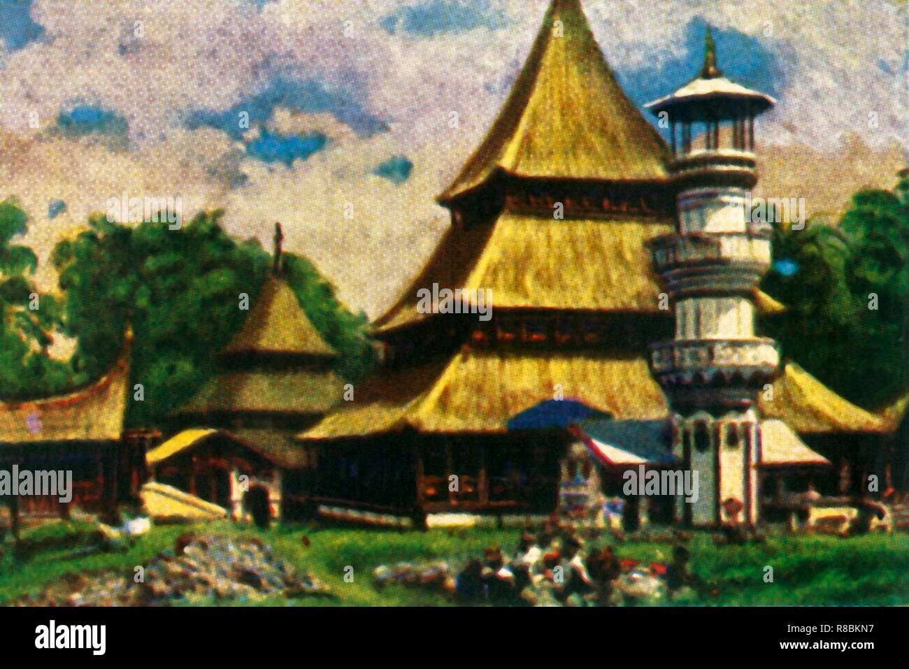 Temple in Kota Baru, eastern Sumatra, c1928. Creator: Unknown. Stock Photo