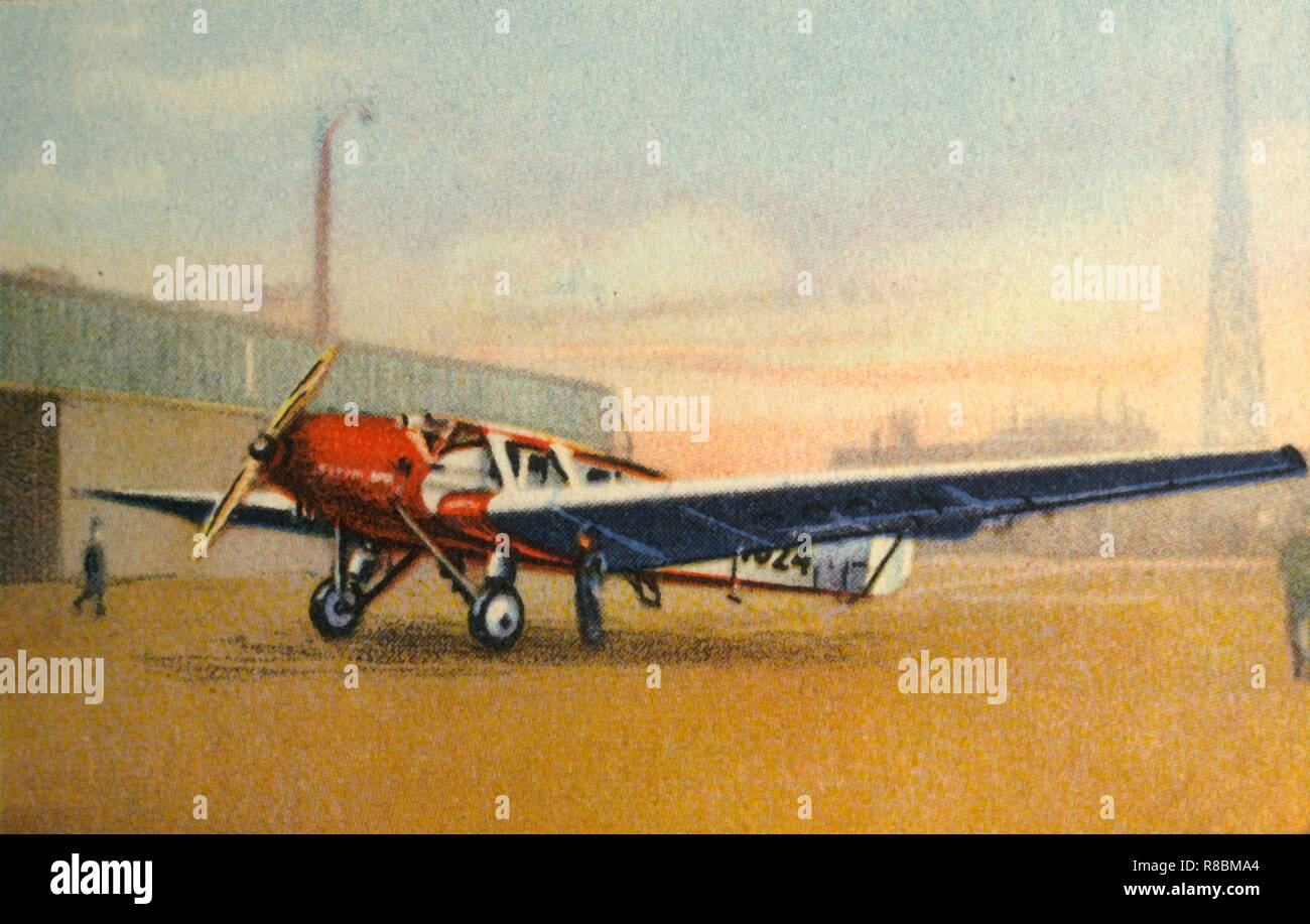 Albatros L 83 Adler plane, 1932. Creator: Unknown Stock Photo ...