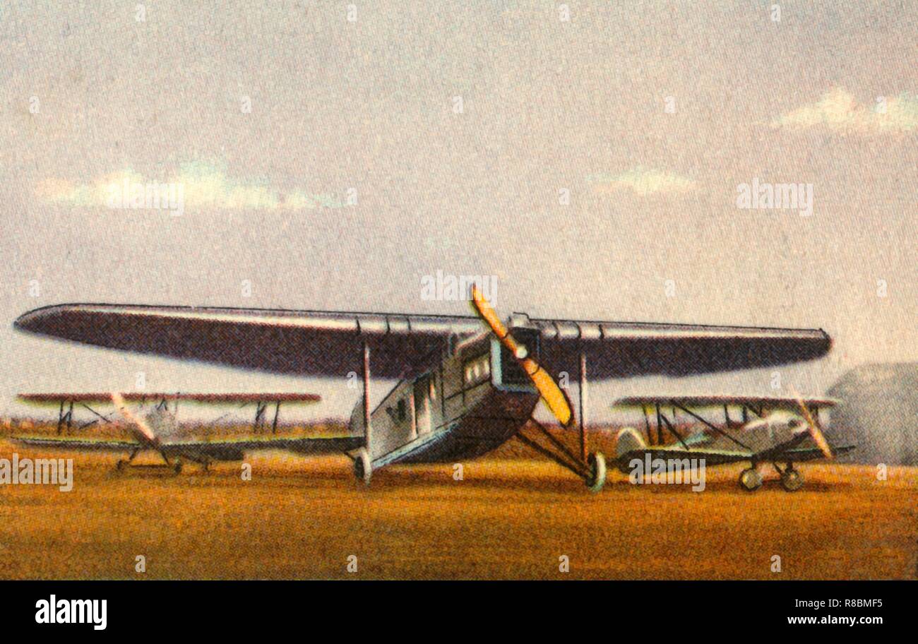 Focke-Wulf A 21 Photomöwe plane, 1920s, (1932). Creator: Unknown. Stock Photo