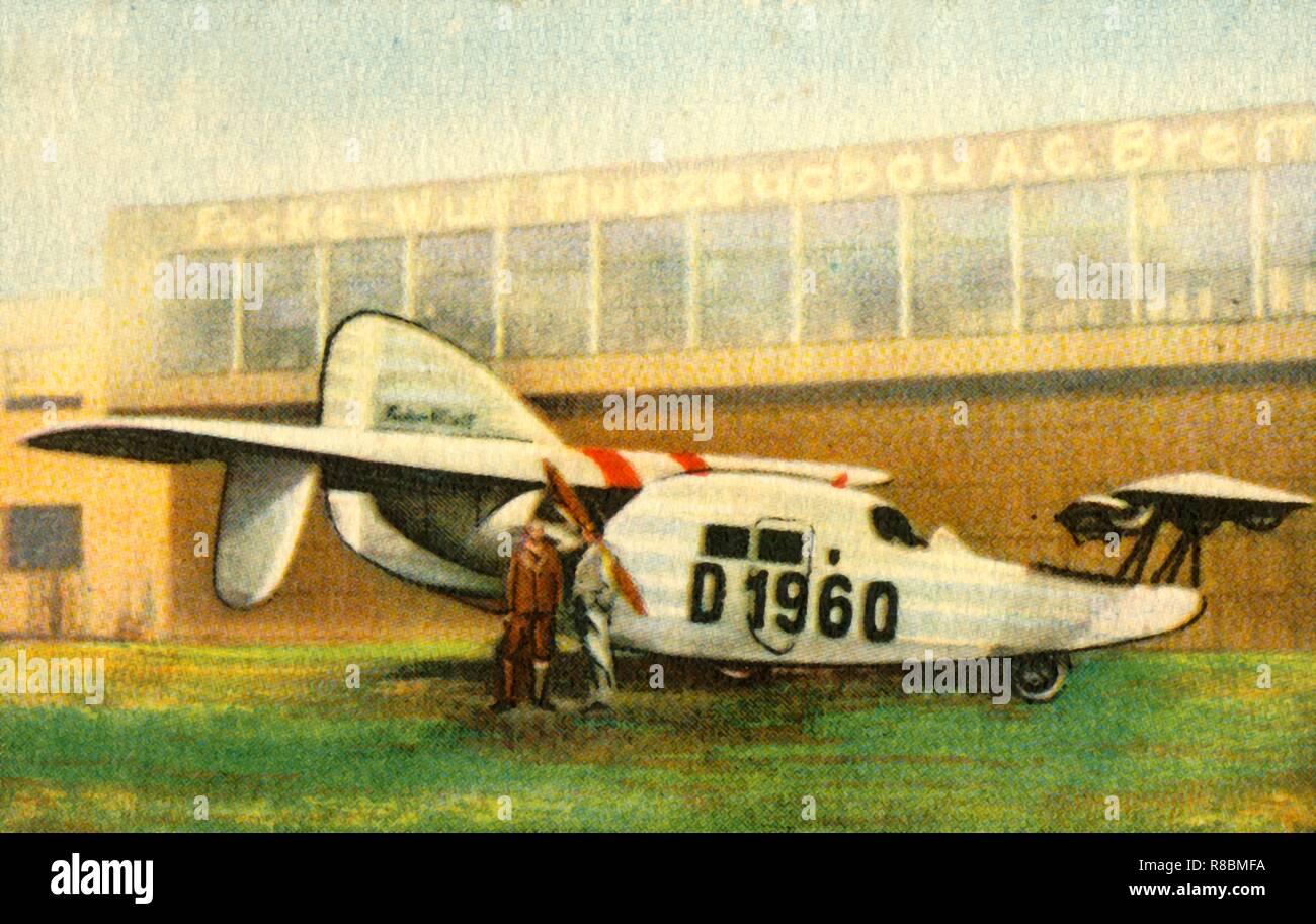 Focke-Wulf F19a Ente plane, 1920s, (1932). Creator: Unknown. Stock Photo