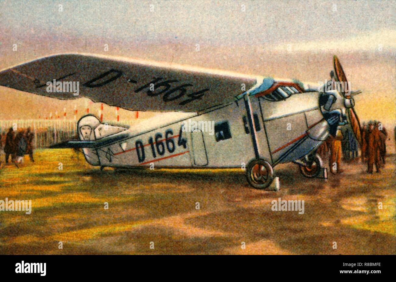 Focke-Wulf A28 Habicht plane, 1920s, (1932). Creator: Unknown. Stock Photo