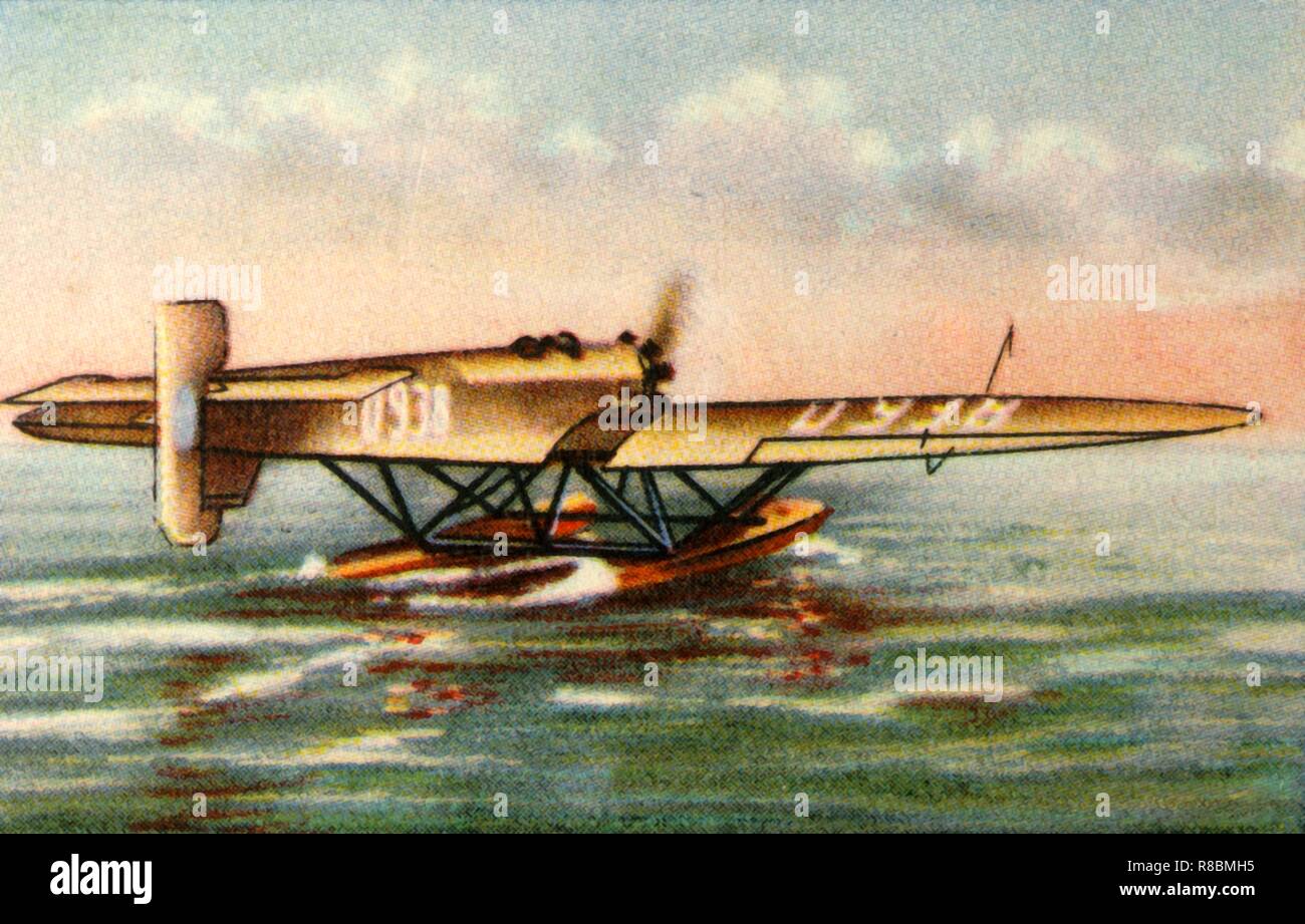 Heinkel He 5b floatplane, 1920s, (1932). Creator: Unknown. Stock Photo