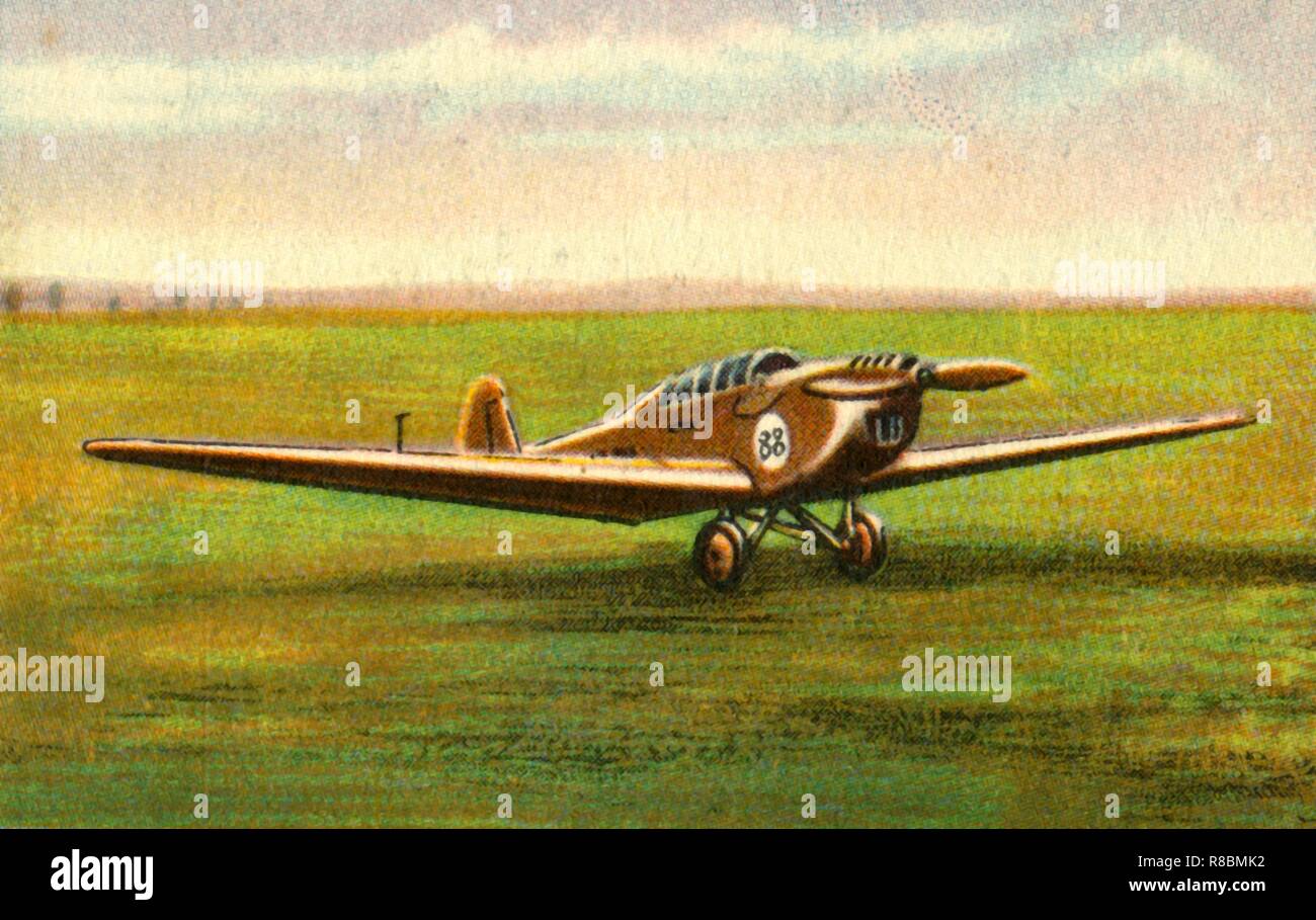 Klemm L 25 E plane, 1932.  Creator: Unknown. Stock Photo