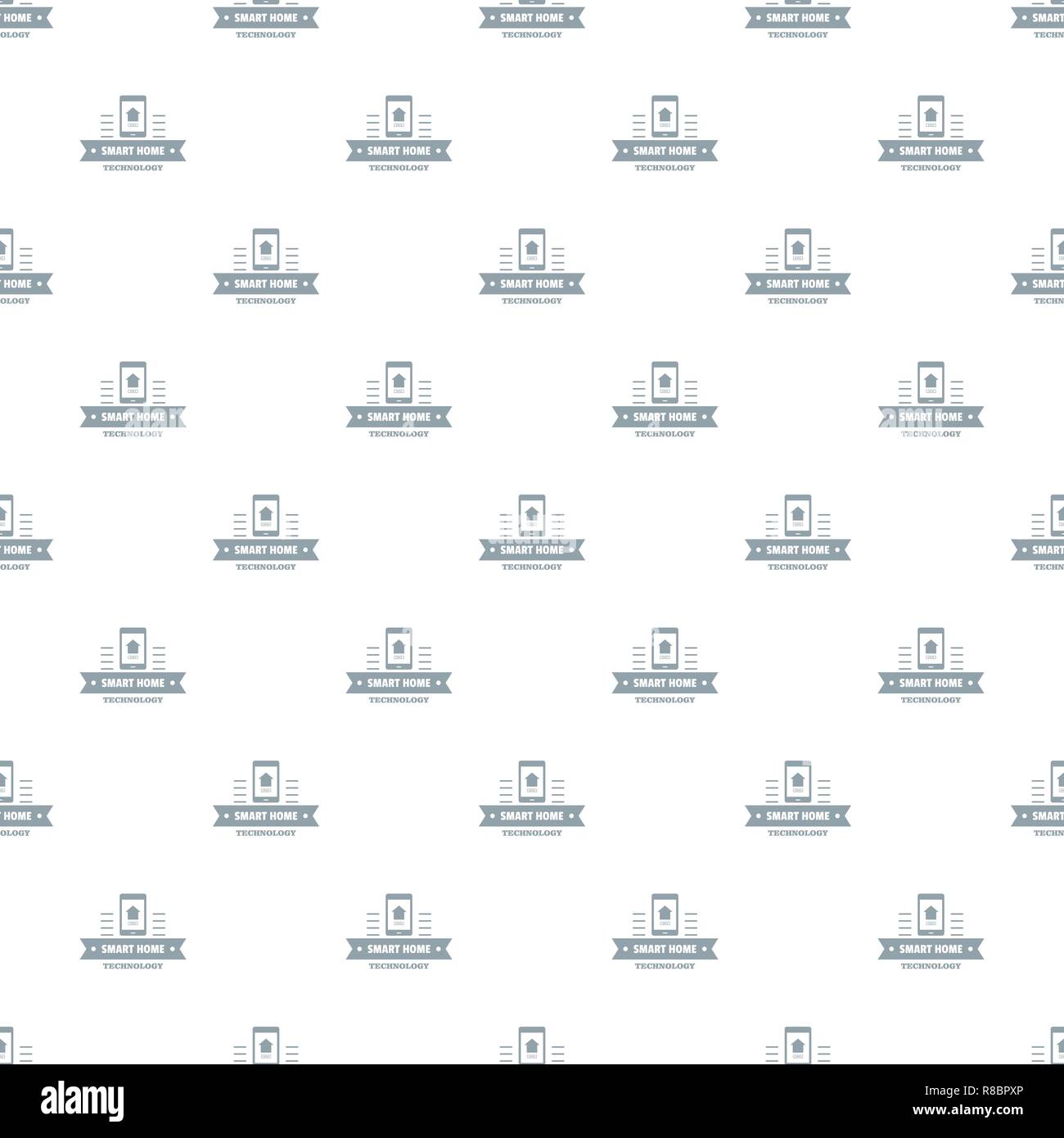 Smart technology pattern vector seamless Stock Vector