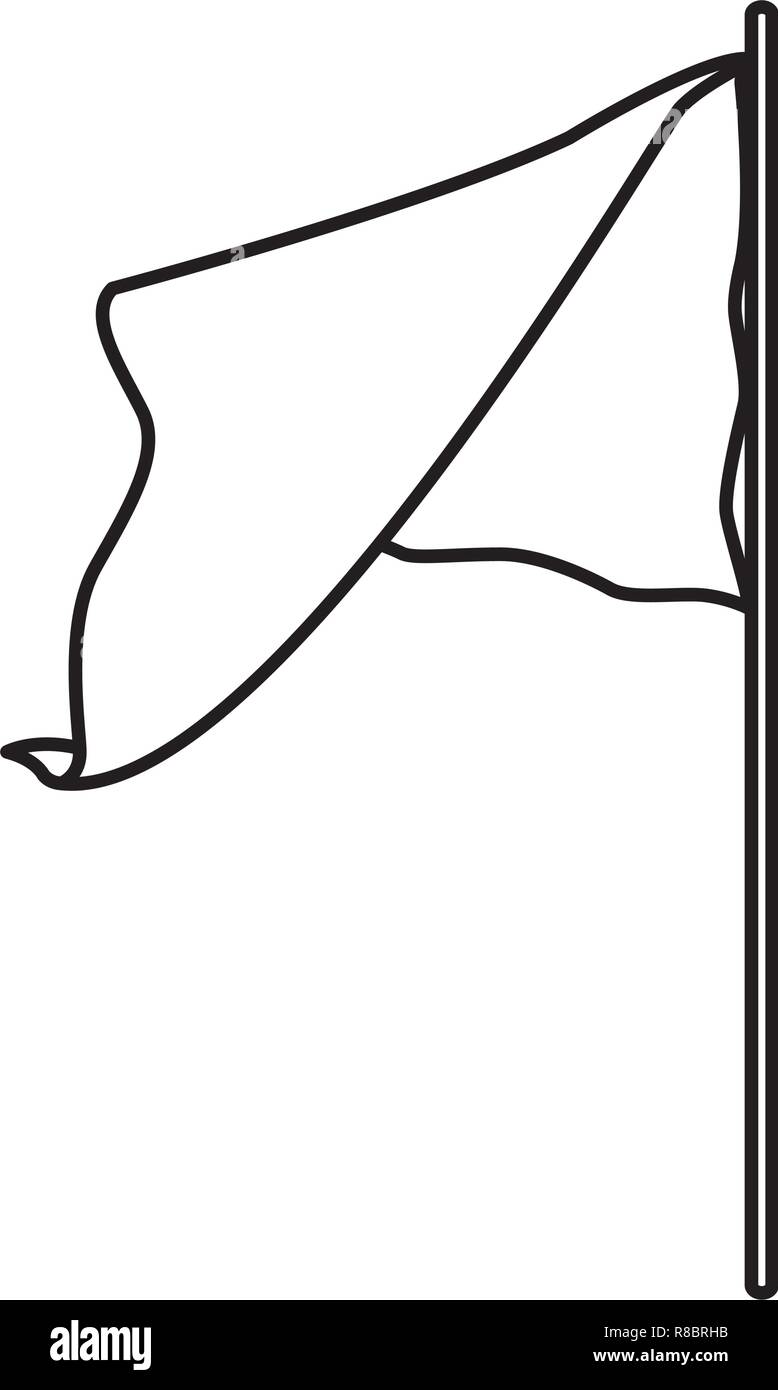 flag waving icon Stock Vector Image & Art Alamy