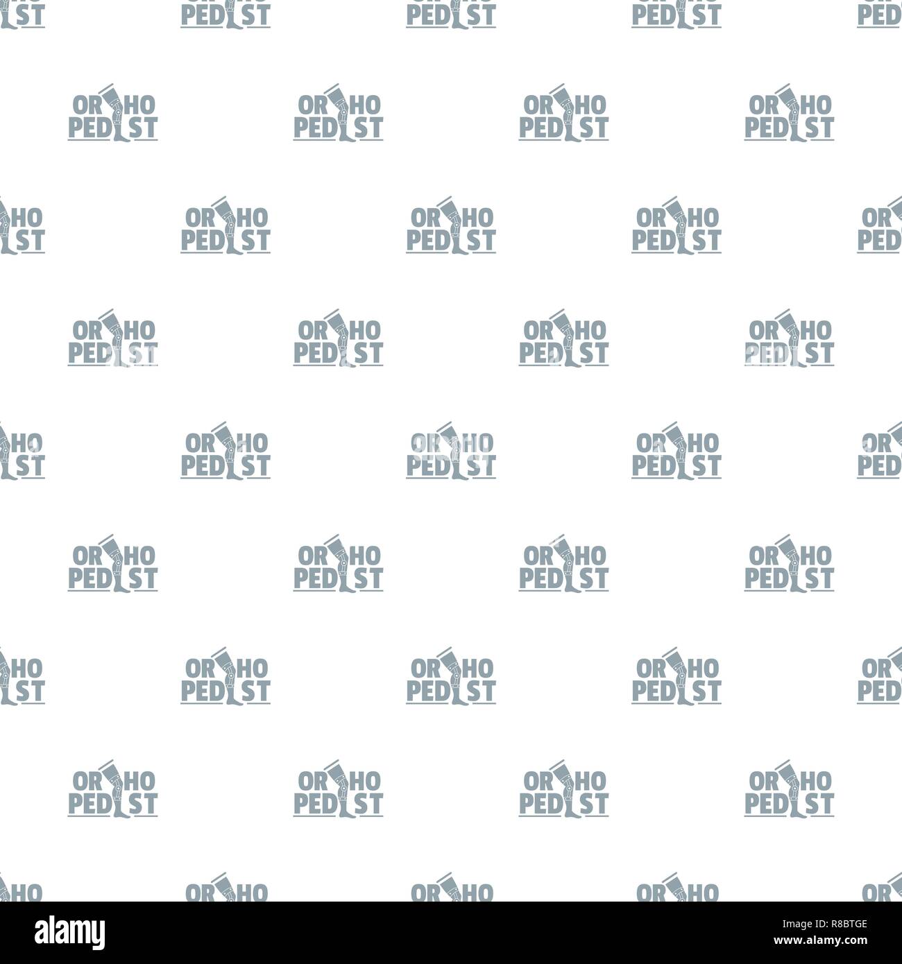 Orthopedic pattern vector seamless Stock Vector