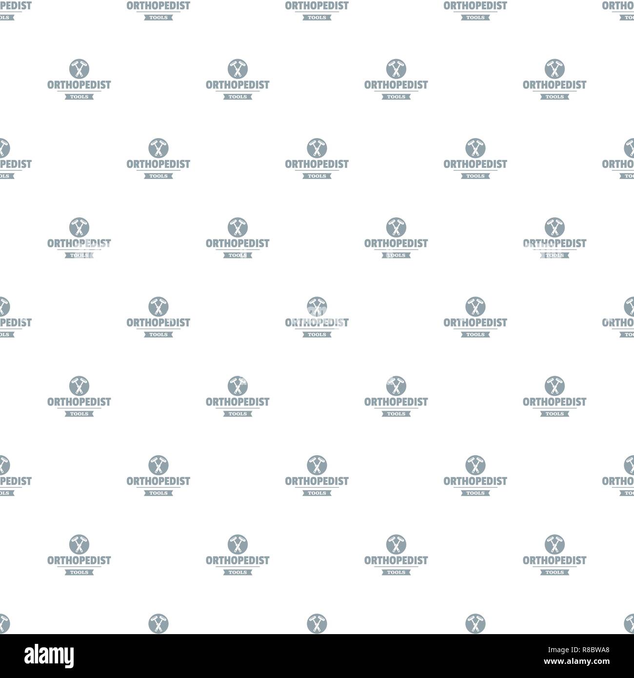 Orthopedic tool pattern vector seamless Stock Vector