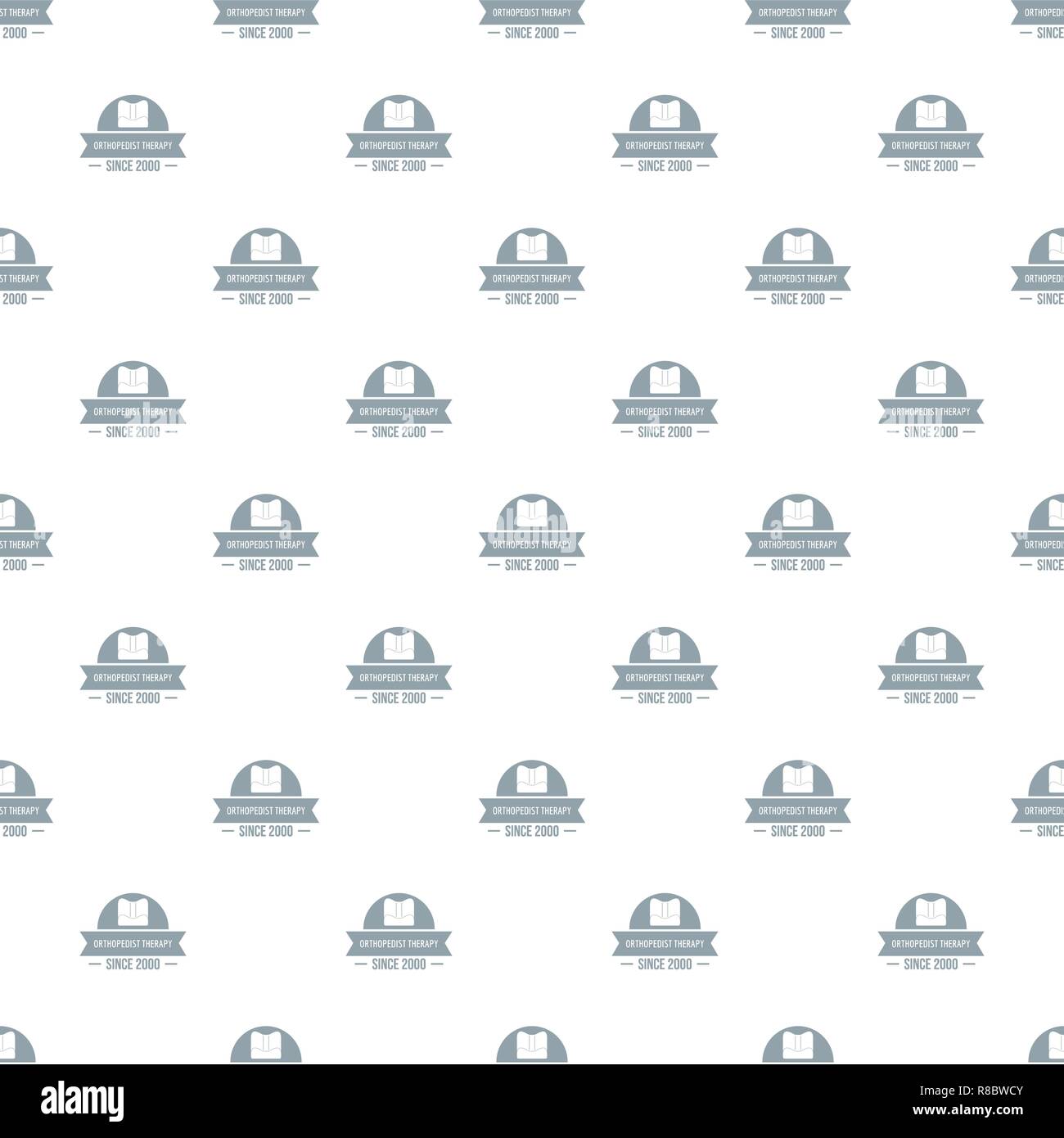 Orthopedic therapy pattern vector seamless Stock Vector