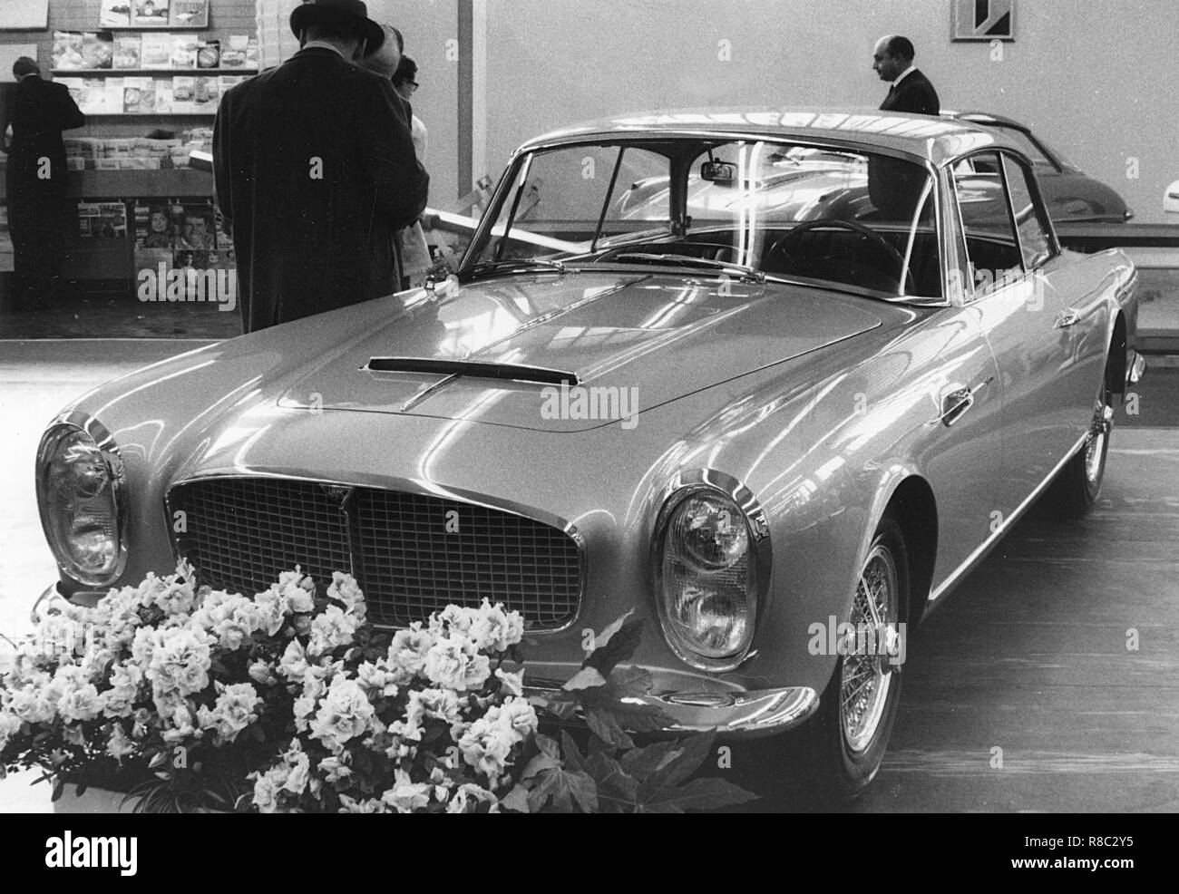 Graber bodied Alvis coupe at Geneva show 1962 Stock Photo