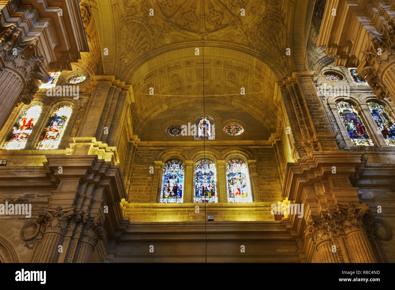 Catedral Basilica de la Encarnacion in Malaga. Spain Stock Photo