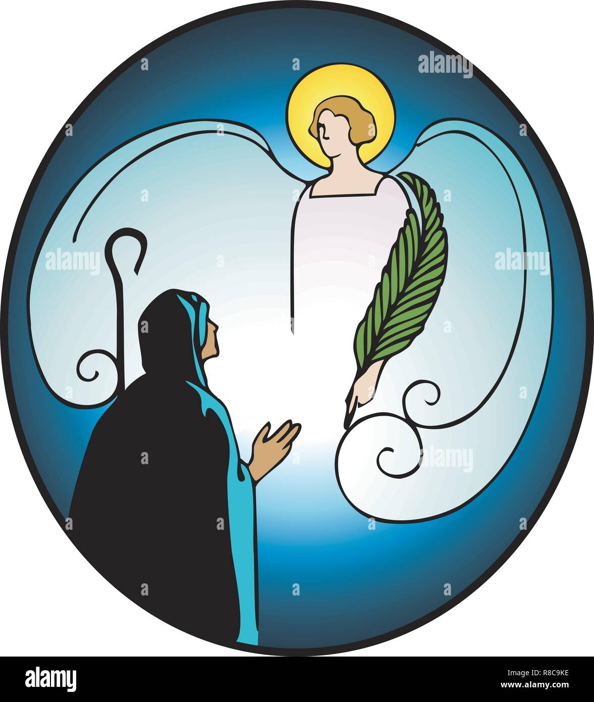 At The Annunciation Of The Birth Of Christ High Resolution Stock ...