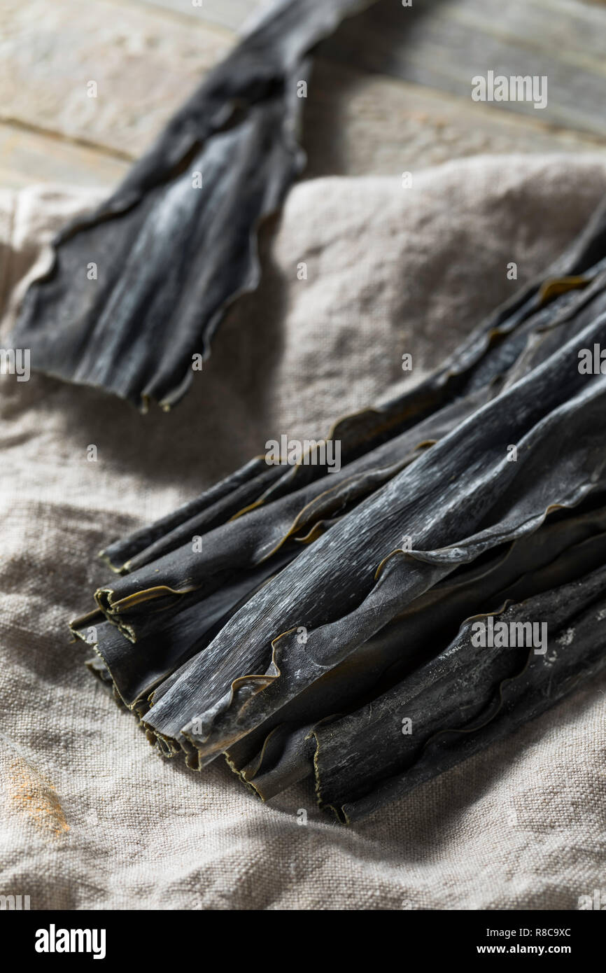 Dried Organic Japanese Kombu Seaweed Ready to Cook With Stock Photo Alamy