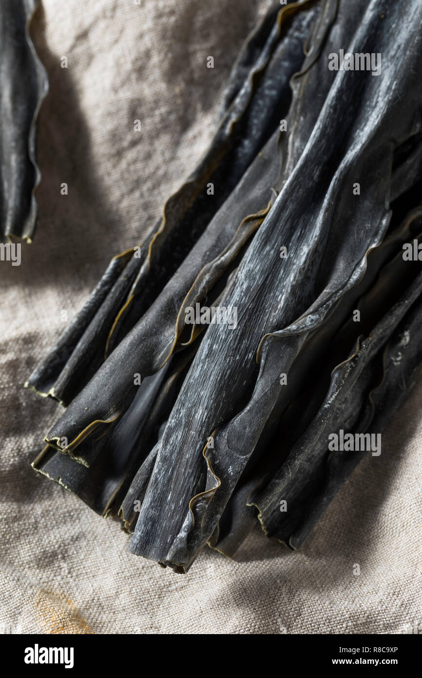 Dried Organic Japanese Kombu Seaweed Ready to Cook With Stock Photo Alamy