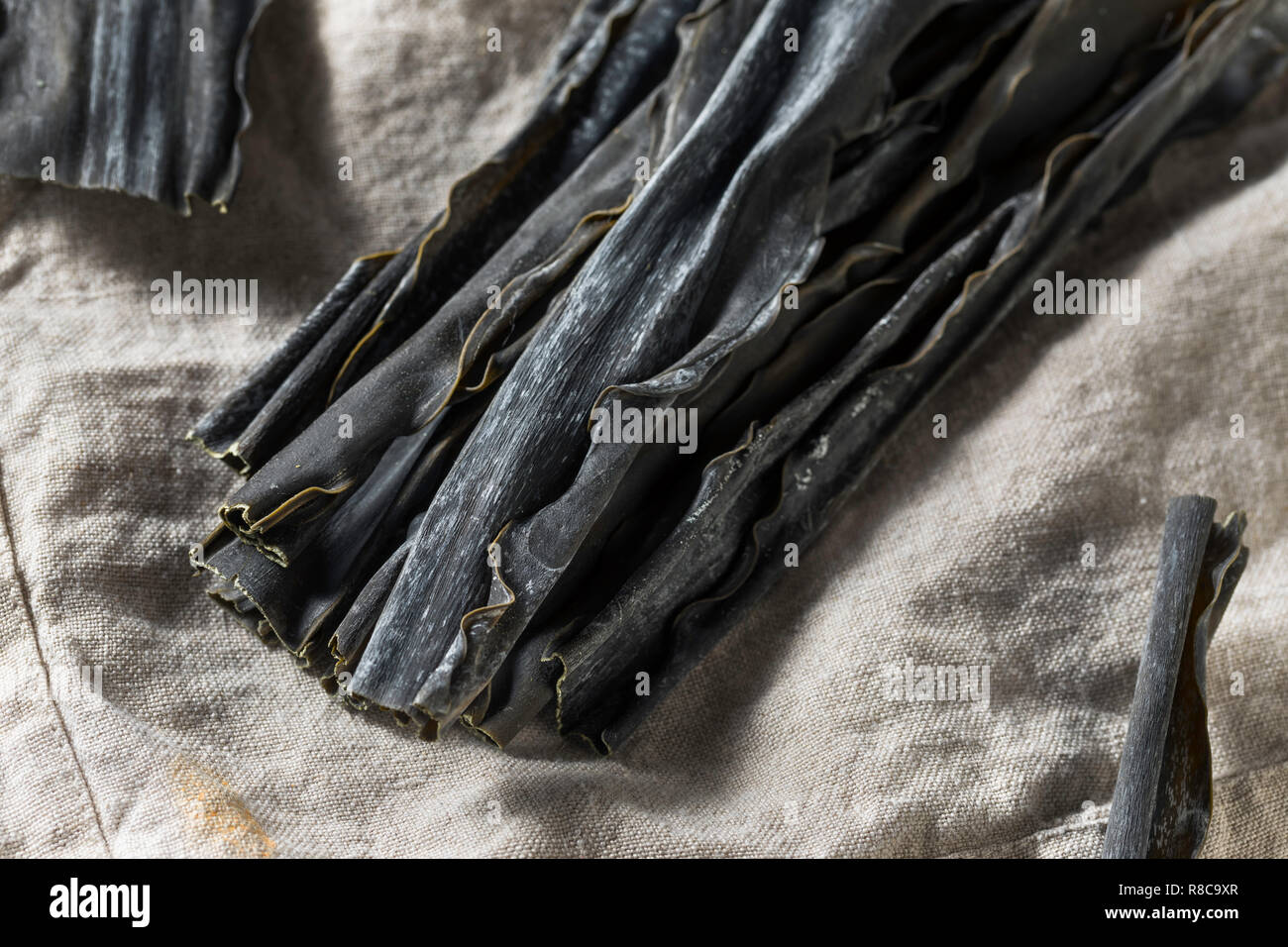 Dried Organic Japanese Kombu Seaweed Ready to Cook With Stock Photo Alamy