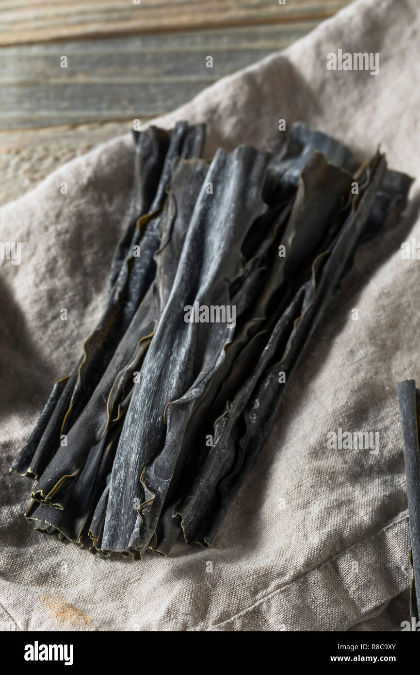 Dried Organic Japanese Kombu Seaweed Ready to Cook With Stock Photo Alamy