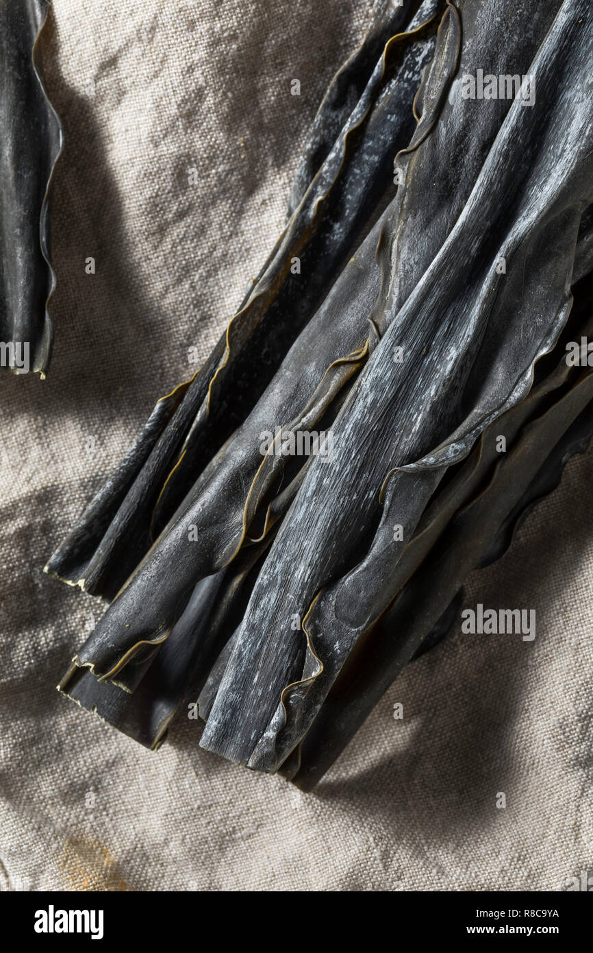 Dried Organic Japanese Kombu Seaweed Ready to Cook With Stock Photo Alamy