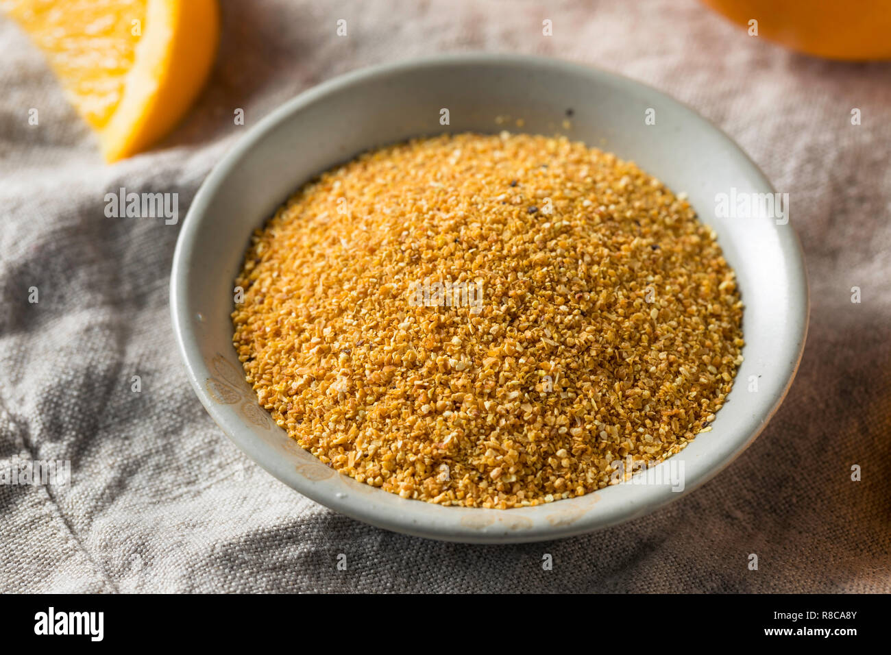 Raw Dried Orange Peel Zest Ready to Cook With Stock Photo Alamy
