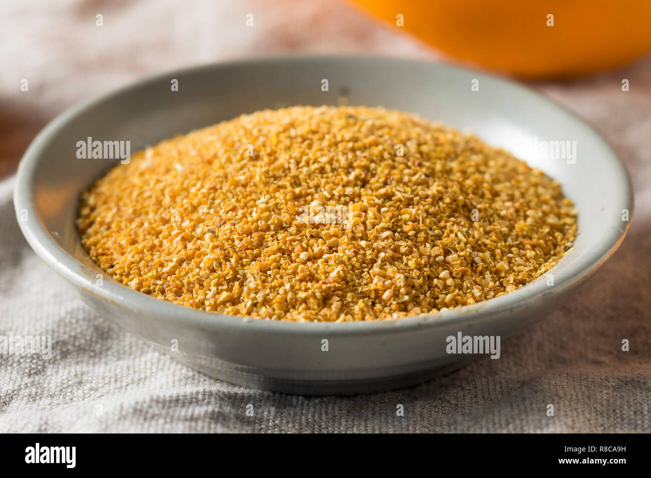 Raw Dried Orange Peel Zest Ready to Cook With Stock Photo - Alamy