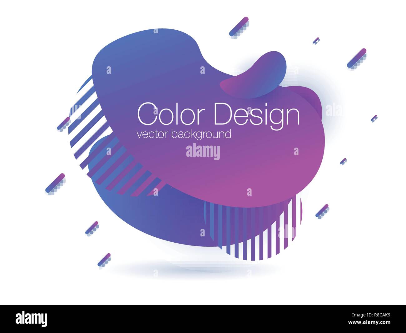 Abstract modern graphic elements. Gradient abstract banner Stock Vector