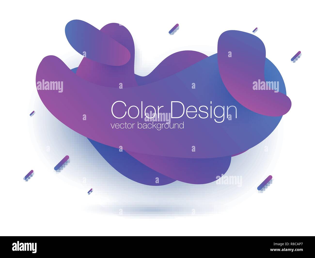 Abstract modern graphic elements. Gradient abstract banner Stock Vector