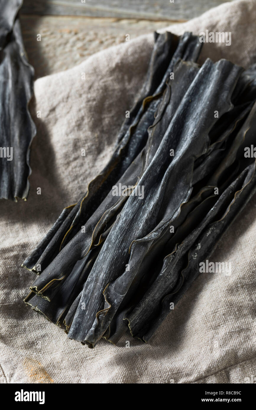 Dried Organic Japanese Kombu Seaweed Ready to Cook With Stock Photo Alamy