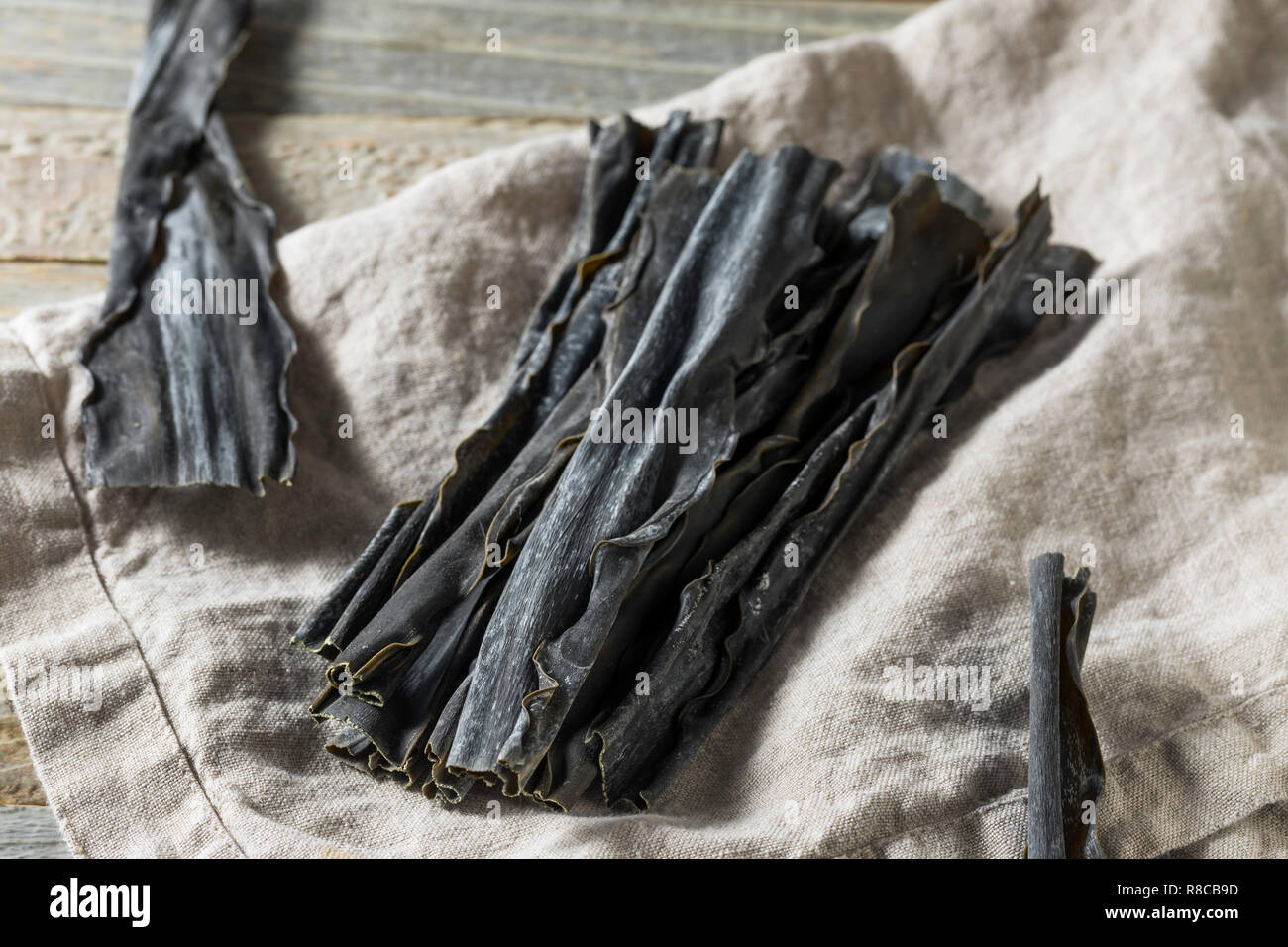 Dried Organic Japanese Kombu Seaweed Ready to Cook With Stock Photo Alamy