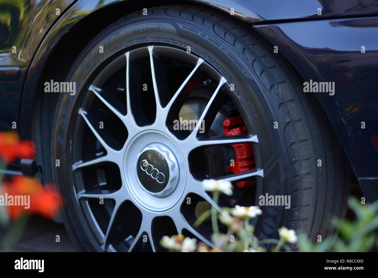 Audi A4 B5 wheels BBS Stock Photo Alamy