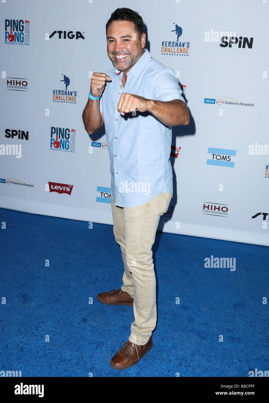 LOS ANGELES, CA, USA AUGUST 23 Oscar De La Hoya at the 6th Annual PingPong4Purpose held at LOS ANGELES, CA, USA AUGUST 23 Oscar De La Hoya at the 6th Annual PingPong4Purpose held at