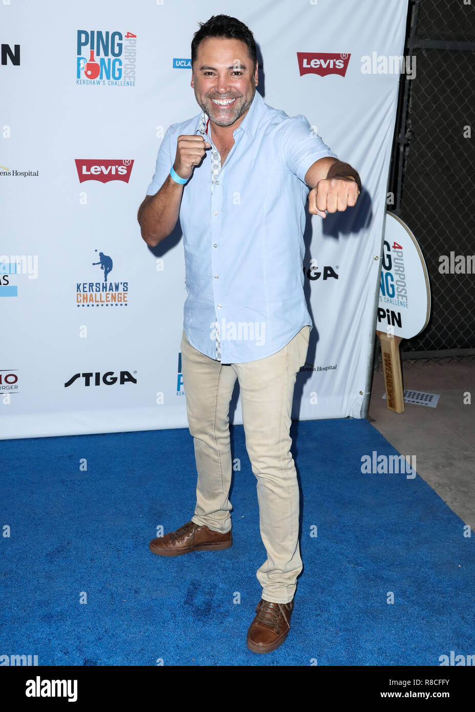 LOS ANGELES, CA, USA AUGUST 23 Oscar De La Hoya at the 6th Annual PingPong4Purpose held at LOS ANGELES, CA, USA AUGUST 23 Oscar De La Hoya at the 6th Annual PingPong4Purpose held at