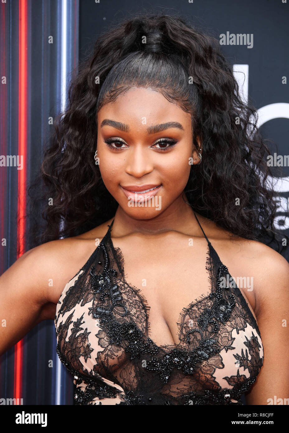 LAS VEGAS, NV, USA - MAY 20: Normani Kordei Hamilton at the 2018 Billboard  Music Awards held at the MGM Grand Garden Arena on May 20, 2018 in Las  Vegas, Nevada, United, image size:928x1390