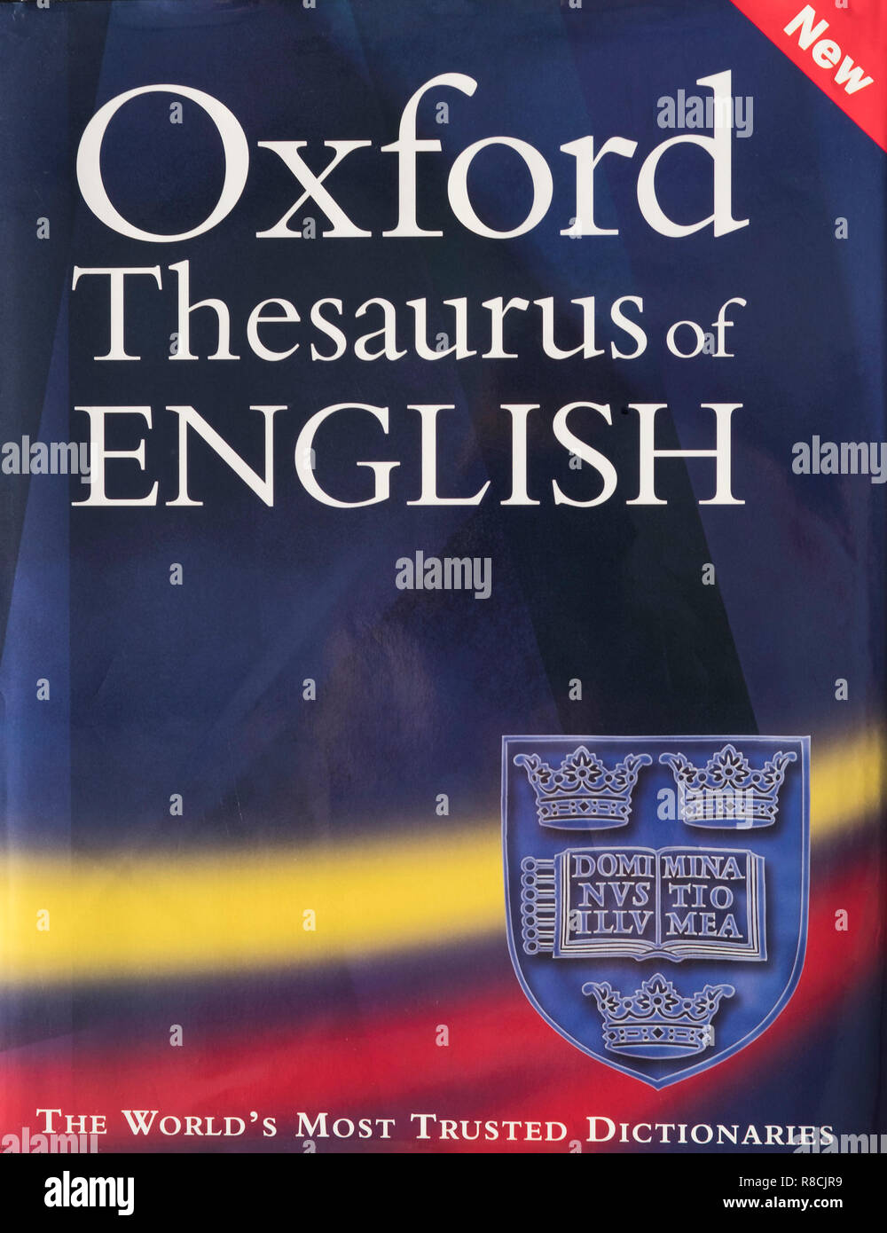 dh English Thesaurus book BOOKS UK Front cover Oxford dictionaries books hardback Stock Photo