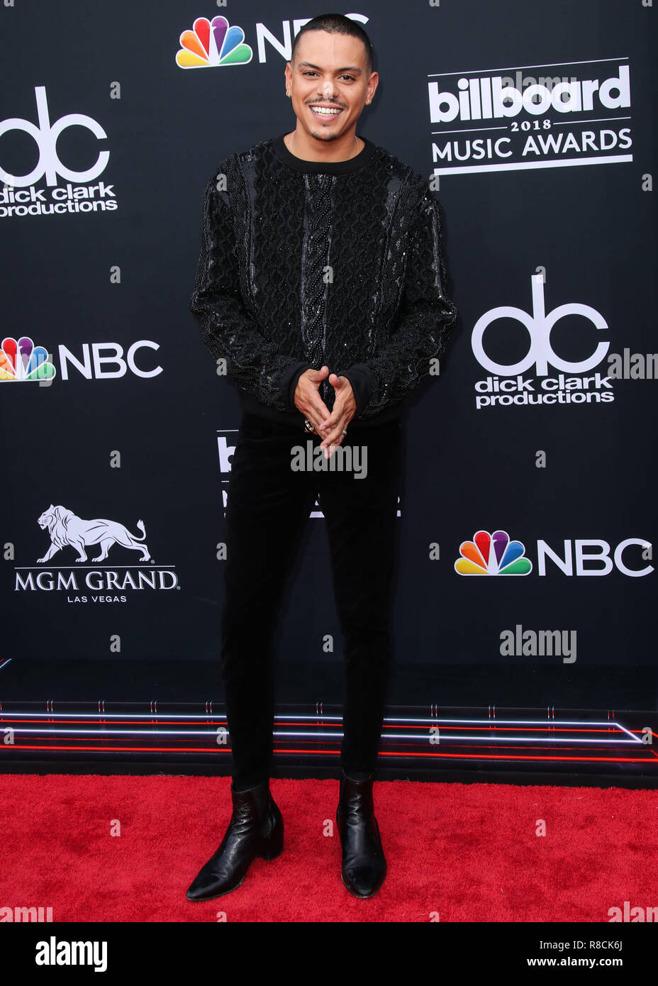 LAS VEGAS, NV, USA MAY 20 Evan Ross at the 2018 Billboard Music Awards held at the MGM Grand