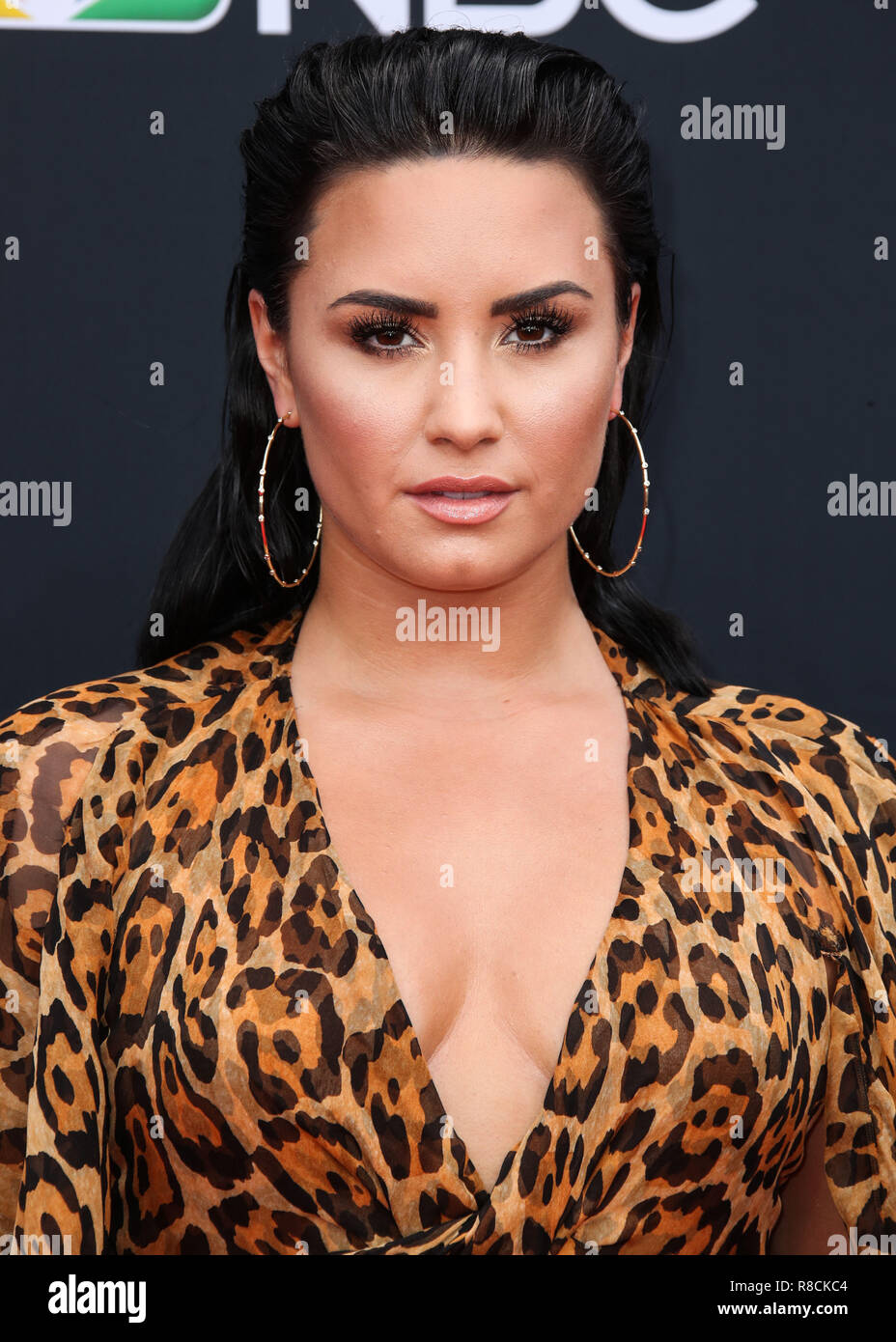 LAS VEGAS, NV, USA - MAY 20: Demi Lovato at the 2018 Billboard Music Awards held at the MGM Grand Garden Arena on May 20, 2018 in Las Vegas, Nevada, United States. (Photo by Xavier Collin/Image Press Agency) Stock Photo
