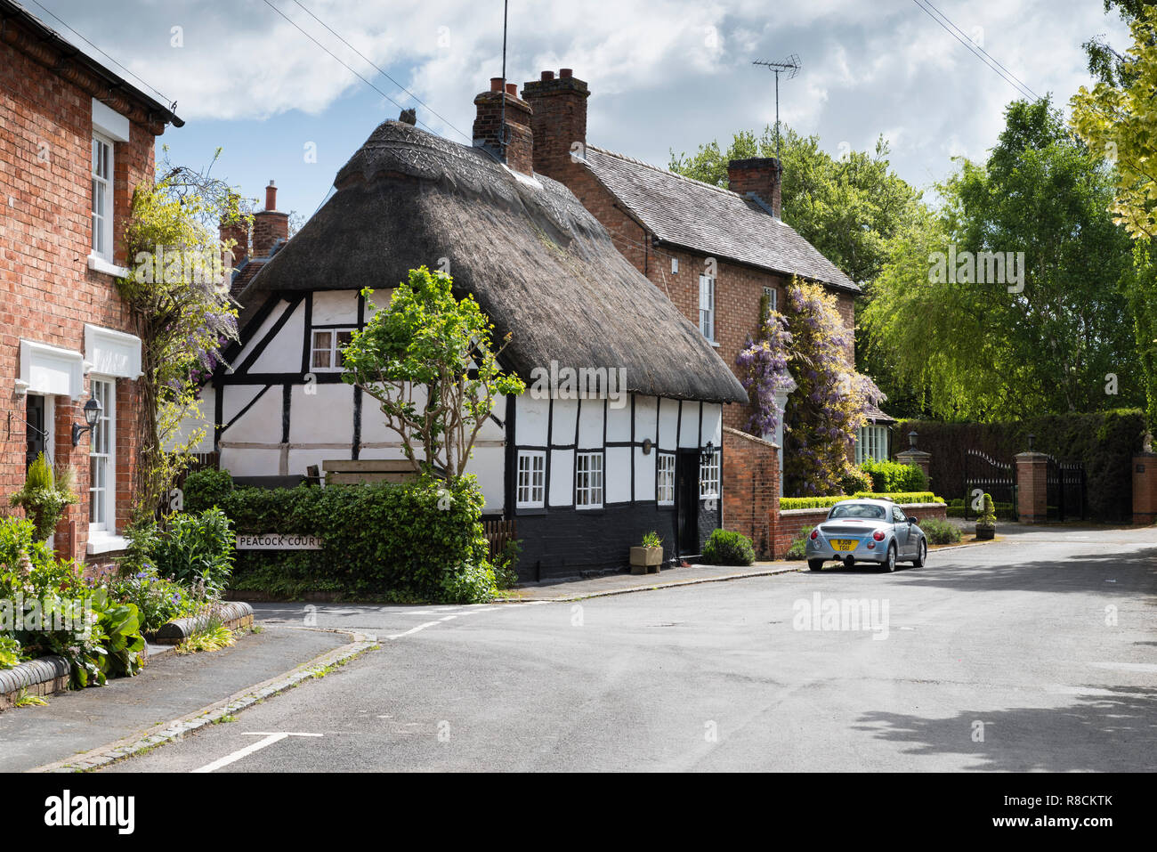 Chapel Street, a quiet corner of old Wellesbourne, an English village