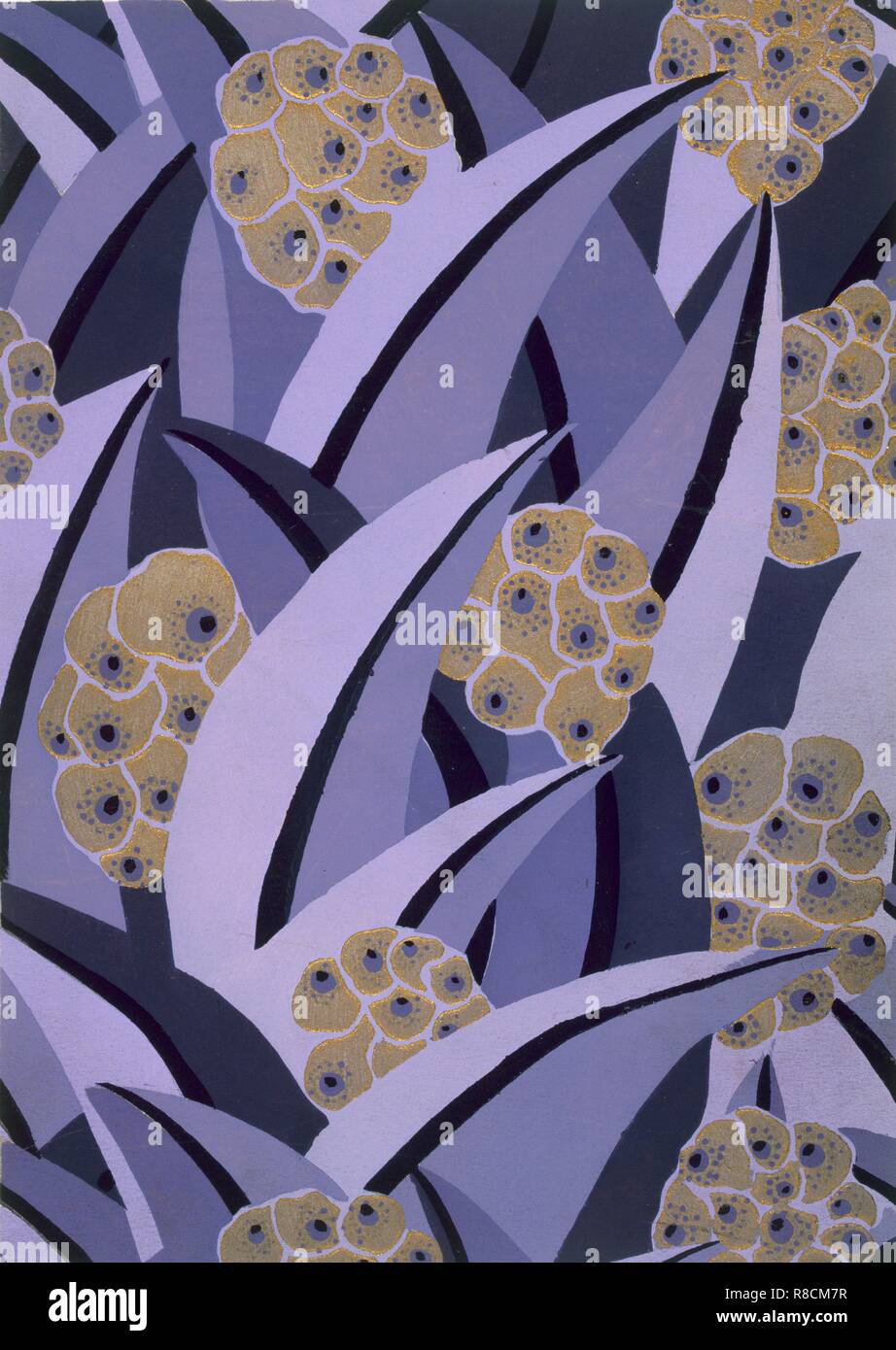 Wallpaper design by Maison Gaillard, pub. 1930. Creator: French School  (20th Century Stock Photo - Alamy