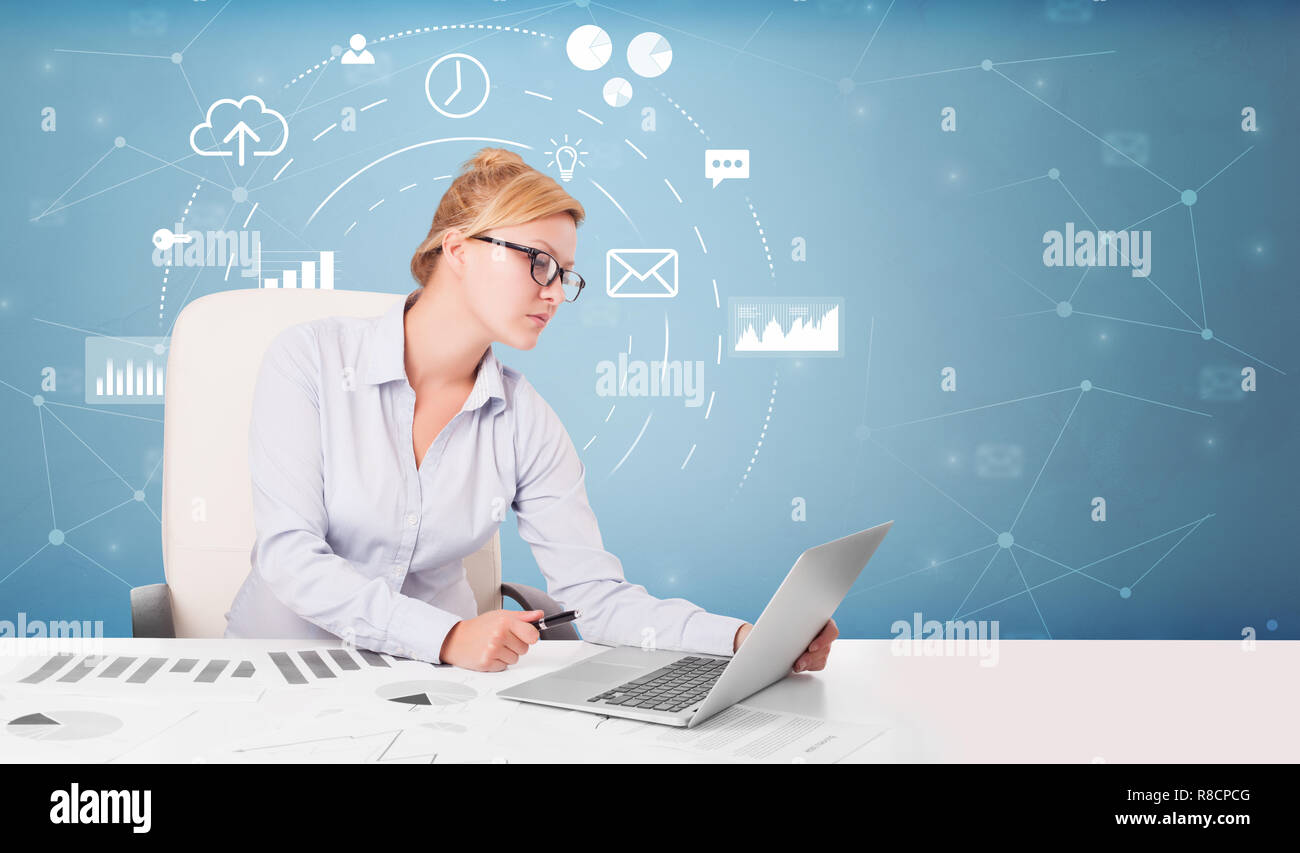 Operating System Person Young business person with operational system concept Stock Photo - Alamy