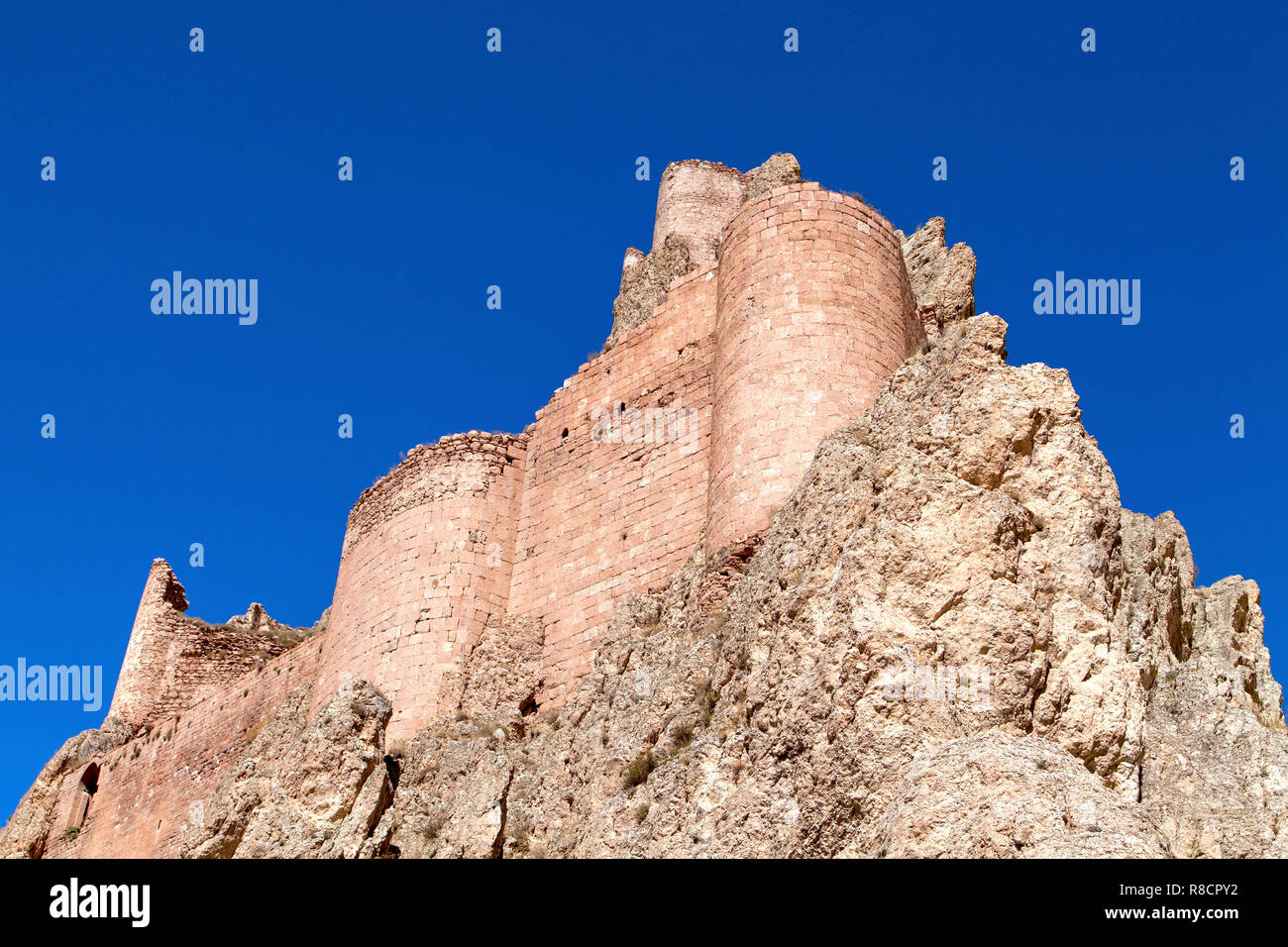Dogubeyazit Ishak Pasha Palace and Castle Stock Photo
