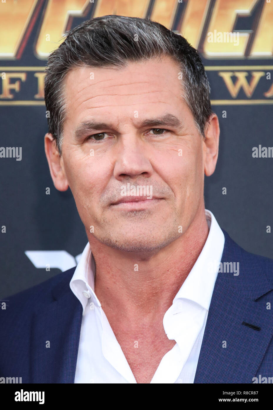 HOLLYWOOD, LOS ANGELES, CA, USA - APRIL 23: Josh Brolin at the World Premiere Of Disney And Marvel's 'Avengers: Infinity War' held at the El Capitan Theatre, Dolby Theatre and TCL Chinese Theatre IMAX on April 23, 2018 in Hollywood, Los Angeles, California, United States. (Photo by Xavier Collin/Image Press Agency) Stock Photo