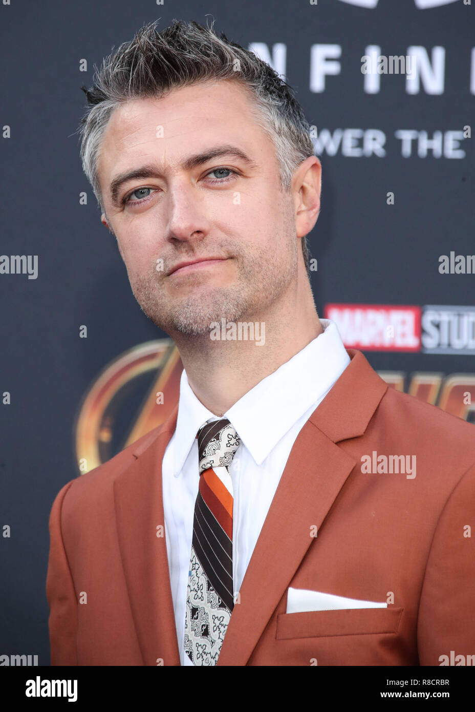 HOLLYWOOD, LOS ANGELES, CA, USA - APRIL 23: Sean Gunn at the World Premiere Of Disney And Marvel's 'Avengers: Infinity War' held at the El Capitan Theatre, Dolby Theatre and TCL Chinese Theatre IMAX on April 23, 2018 in Hollywood, Los Angeles, California, United States. (Photo by Xavier Collin/Image Press Agency) Stock Photo