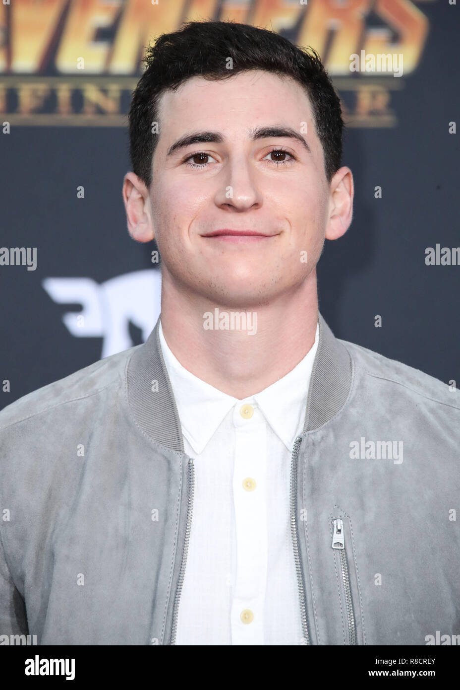 HOLLYWOOD, LOS ANGELES, CA, USA - APRIL 23: Sam Lerner at the World Premiere Of Disney And Marvel's 'Avengers: Infinity War' held at the El Capitan Theatre, Dolby Theatre and TCL Chinese Theatre IMAX on April 23, 2018 in Hollywood, Los Angeles, California, United States. (Photo by Xavier Collin/Image Press Agency) Stock Photo