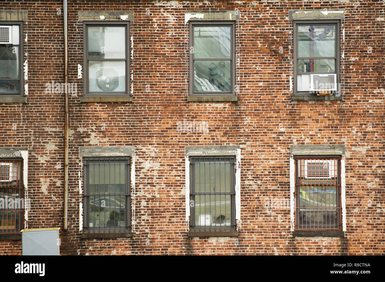 Manhattan apartment view from window hires stock photography and