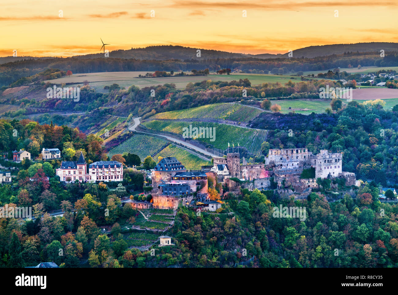 Rheinfels castle sankt goar hi-res stock photography and images - Alamy