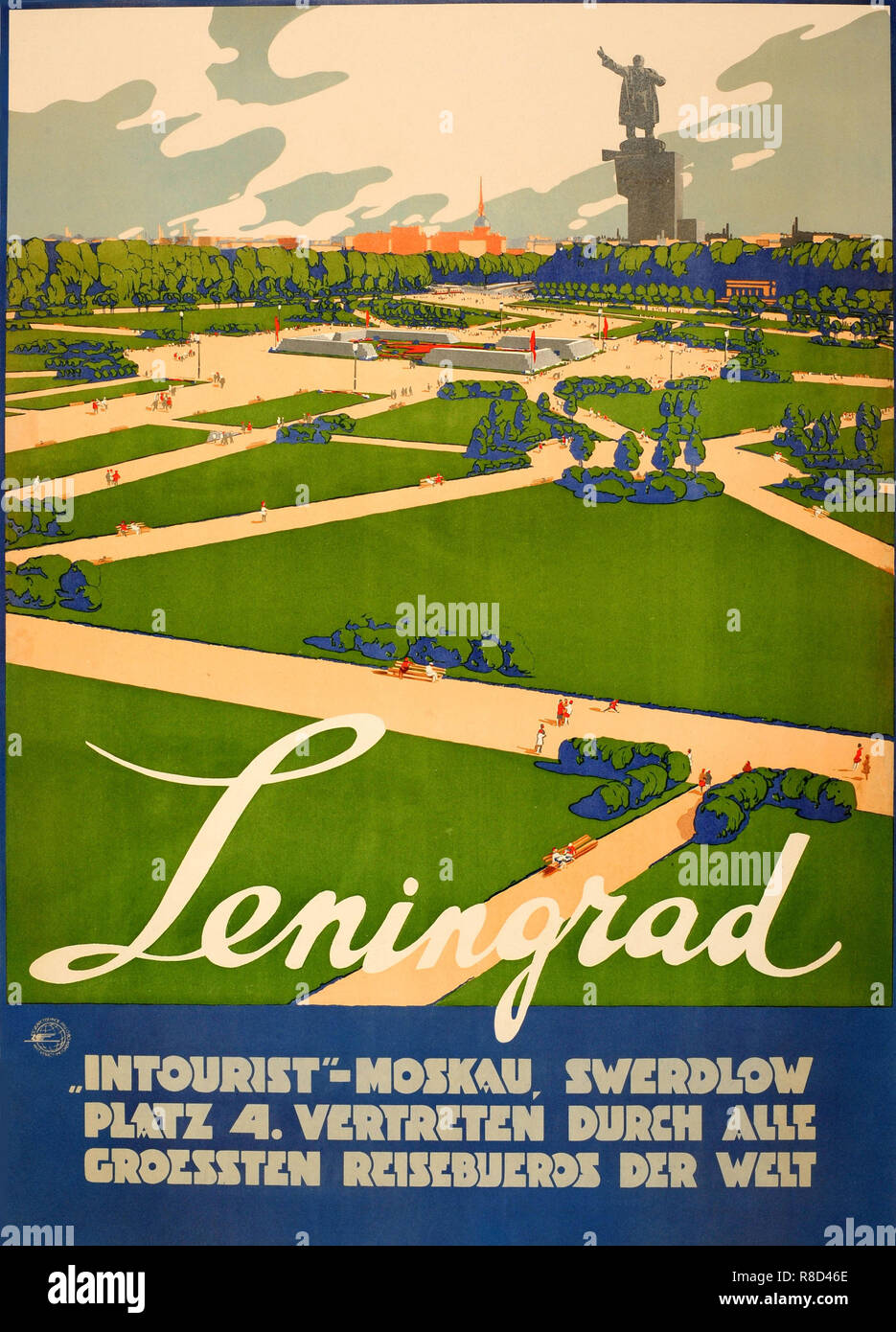 Leningrad - Intourist, Early 1930s. Stock Photo