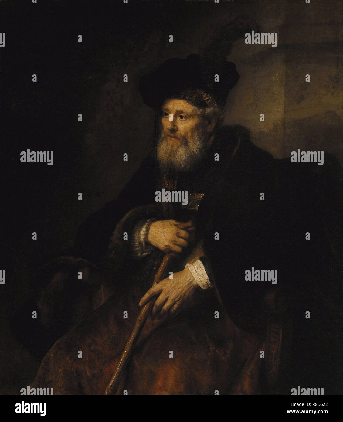 Rembrandt portrait of an old man 1645 hi-res stock photography and ...