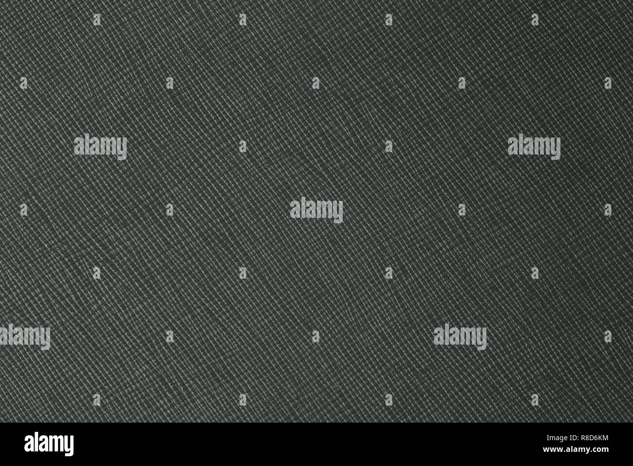 Natural dark green leather texture on macro. Stock Photo