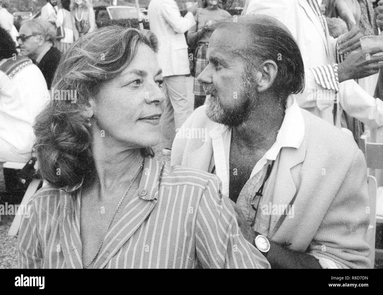 Lauren Bacall Bob Fosse 1982 Photo By Adam Scull/PHOTOlink.net Stock Photo
