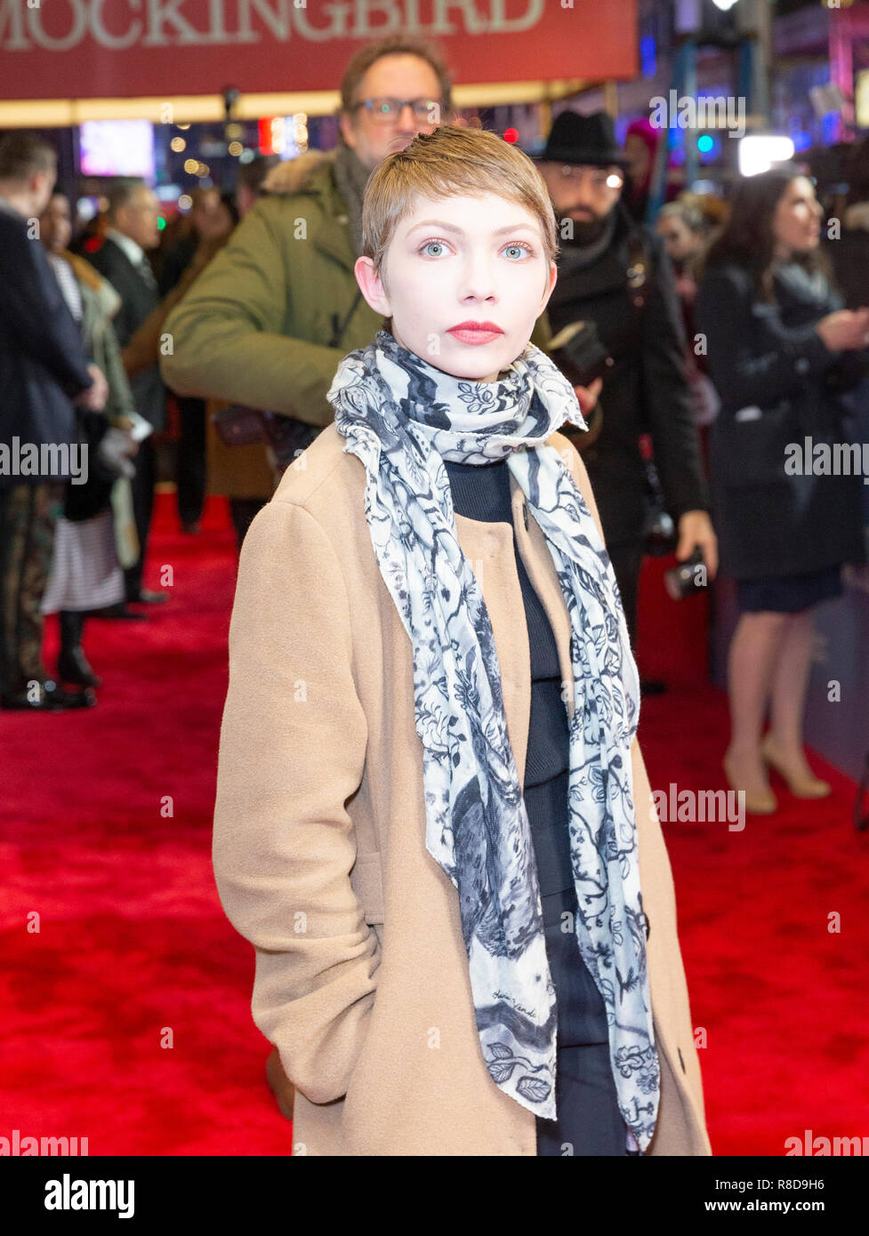 New York, United States. 13th Dec, 2018. Tavi Gevinson attends 'To Kill A Mockingbird' Broadway Opening Night at Shubert Theatre Credit: Lev Radin/Pacific Press/Alamy Live News Stock Photo