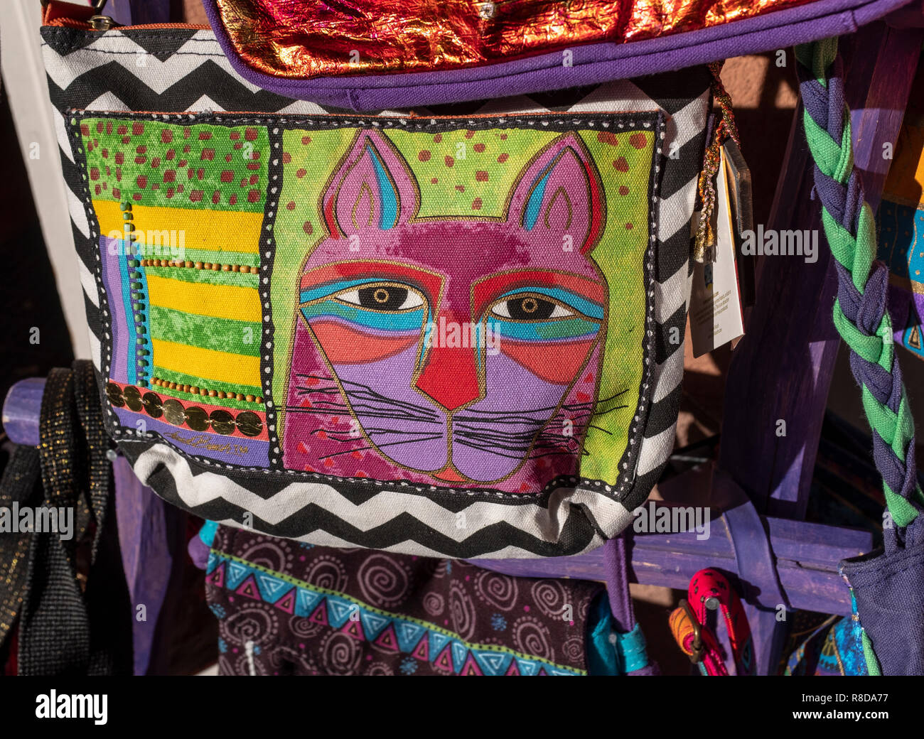 Laurel Burch Small Canvas Purse Tote Bag Handbag Global Spirit | eBay