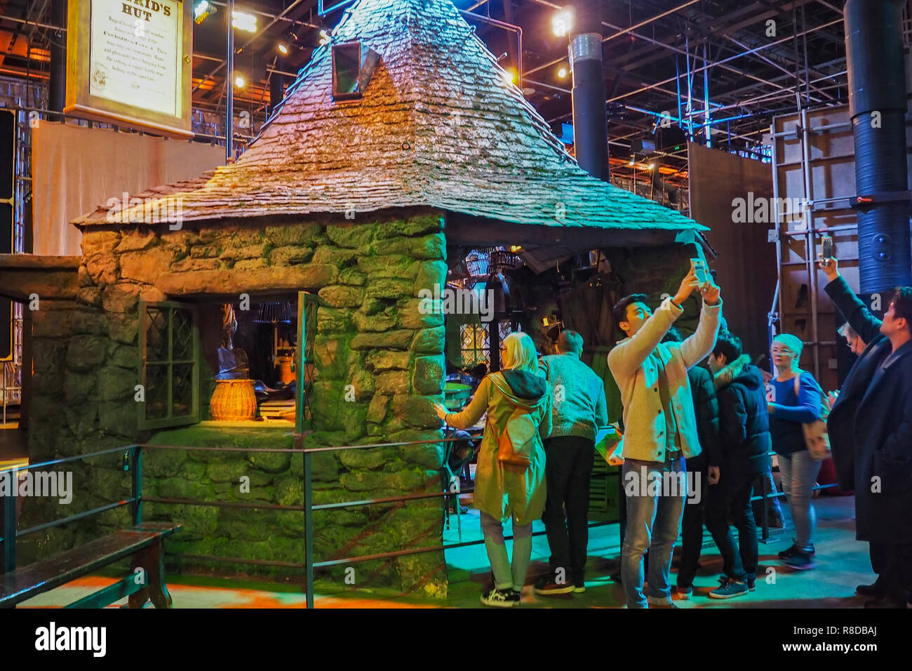 Warner Bros Studio Tour The Making Of Harry Potter Is A Public Attraction In Leavesden London Uk Which Preserves And Showcases The Iconic Props Stock Photo Alamy