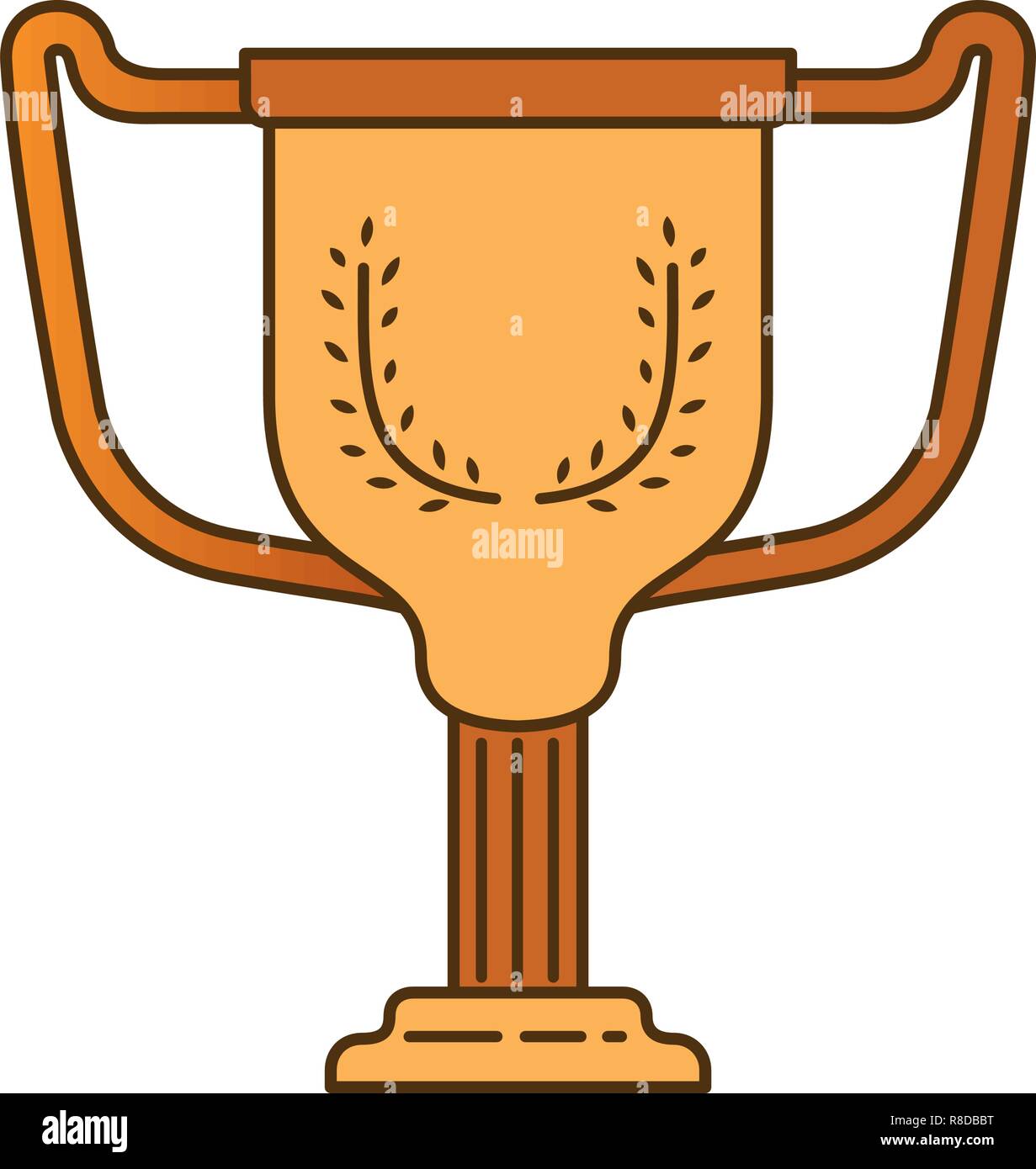 trophy gold isolated icon Stock Vector Image & Art - Alamy